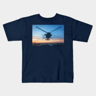 Sikorsky MH-60S Seahawk Helicopter Kids T-Shirt